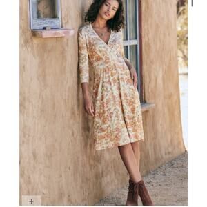 PERUVIAN CONNECTION PERSEPHONE DRESS SIZE large new with tags long sleeve jersey